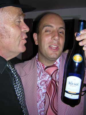 Blue Nun revellers